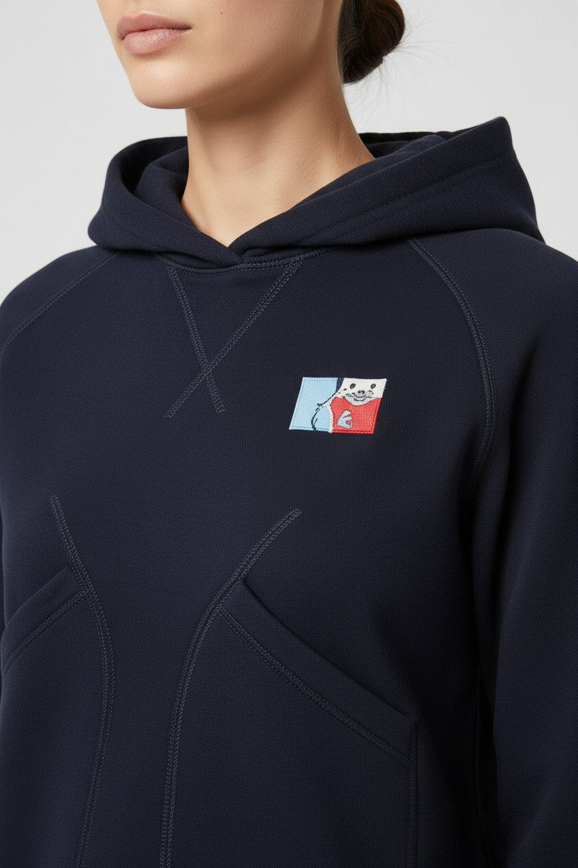 Diesel Damen Kapuzenpullover Blau Größe S