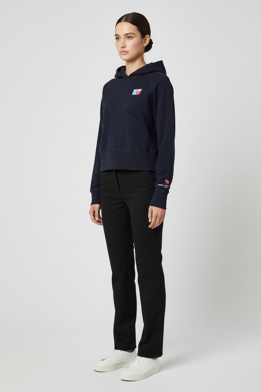 Diesel Damen Kapuzenpullover Blau Größe S