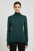 ESPRIT Damen Rollkragenpullover Grün Größe XL