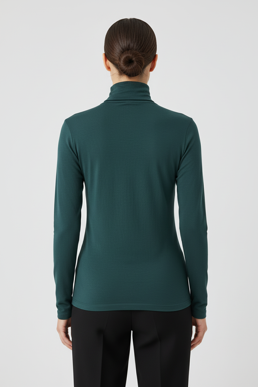 ESPRIT Damen Rollkragenpullover Grün Größe XL