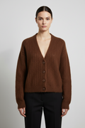 ESPRIT Damen Strickjacke Braun Größe S