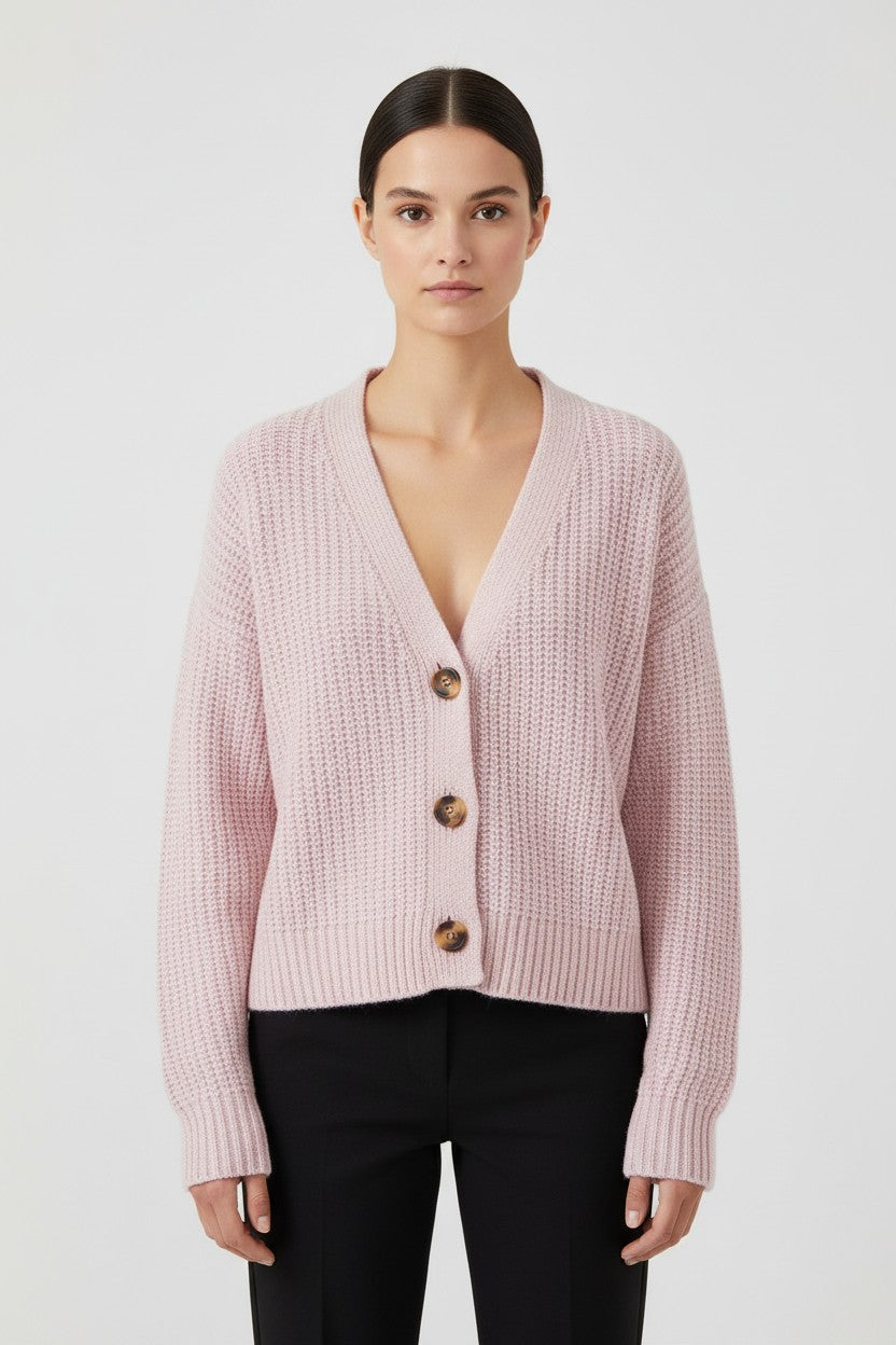 ESPRIT Damen Strickjacke Lila Größe S