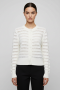 ESPRIT Damen Strickjacke Weiß Größe S