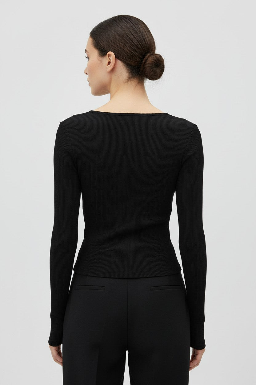 Guess Damen Strickjacke Schwarz Größe XS