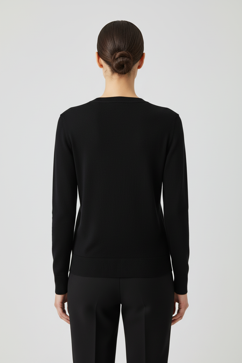 Guess Damen Strickpullover Schwarz Größe 44
