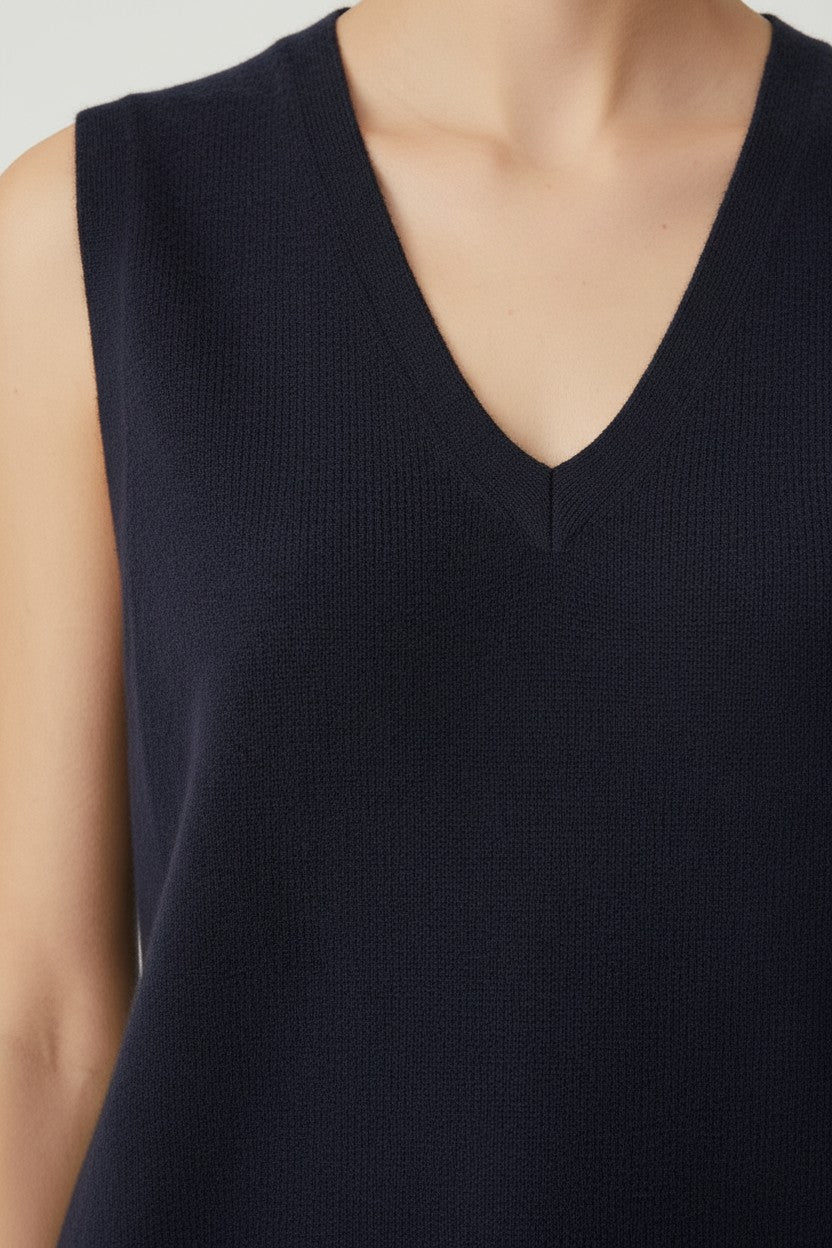 Tommy Hilfiger Damen Pullunder Blau Größe XL