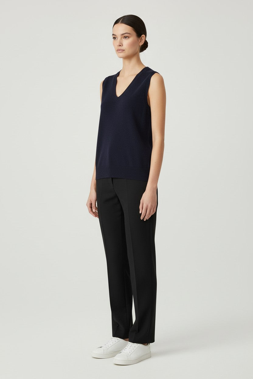 Tommy Hilfiger Damen Pullunder Blau Größe XL