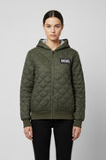 Diesel Damen Kapuzenpullover Grün Grau Größe M