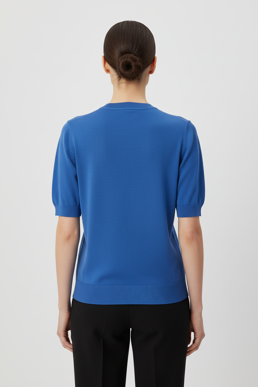 ESPRIT Damen Strickpullover Blau Größe M
