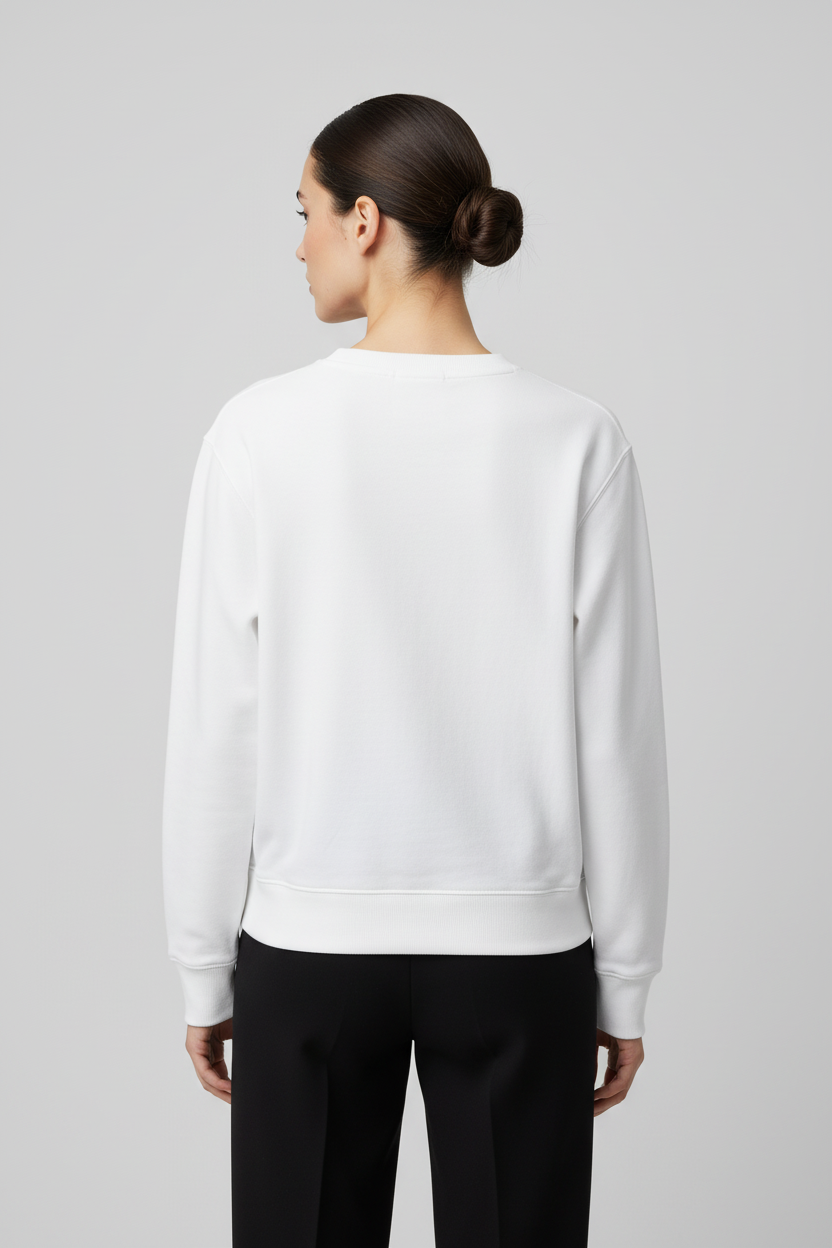 Guess Damen Sweatshirt Weiß Mehrfarbig Größe M