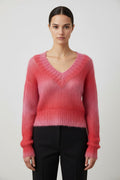Miss Sixty Damen Strickpullover Pink Mehrfarbig Größe M