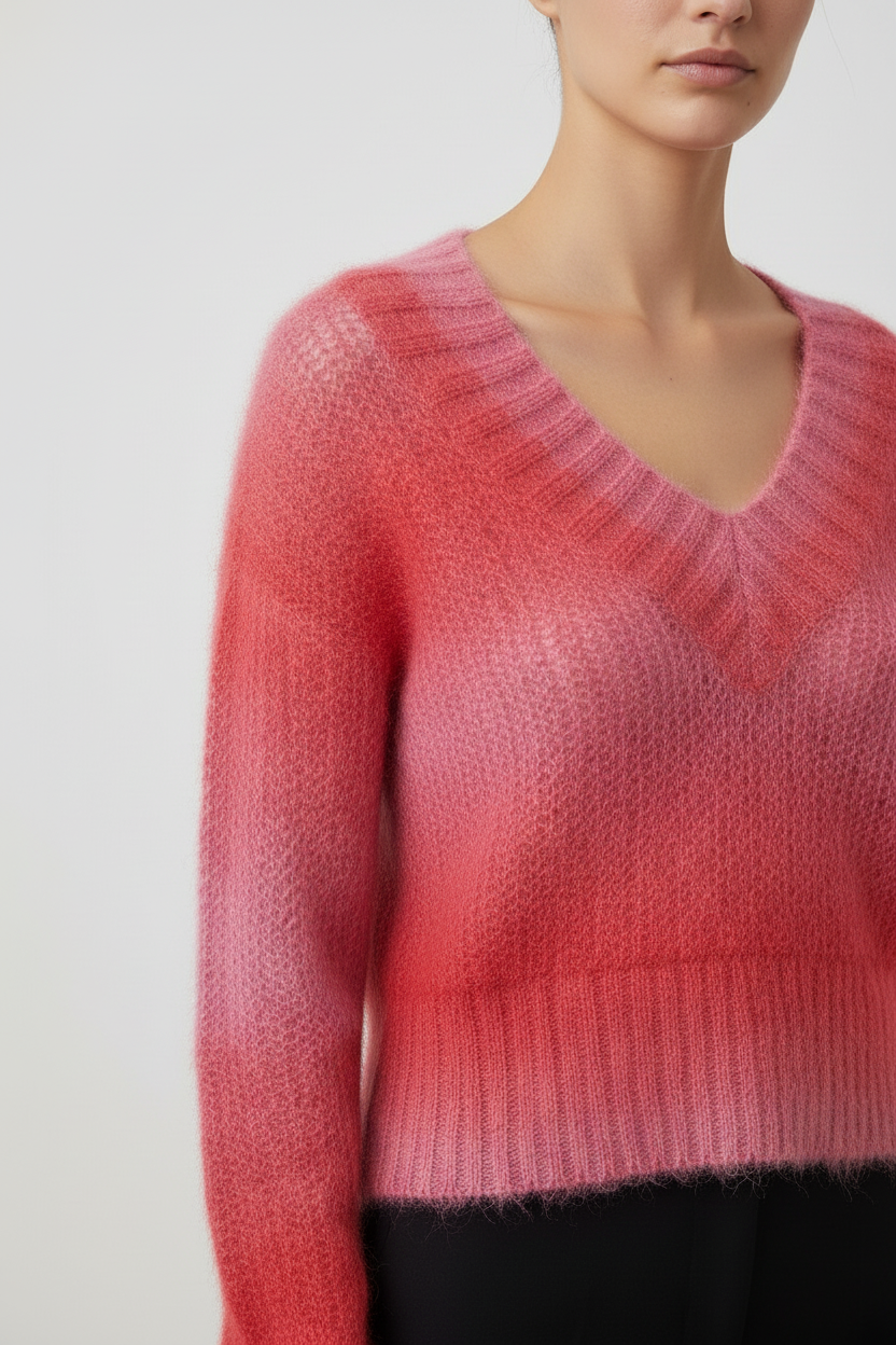 Miss Sixty Damen Strickpullover Pink Mehrfarbig Größe M