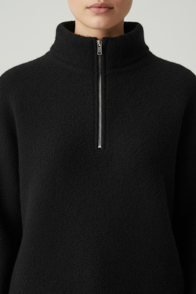 United Colors of Benetton Damen Strickpullover Schwarz Größe L