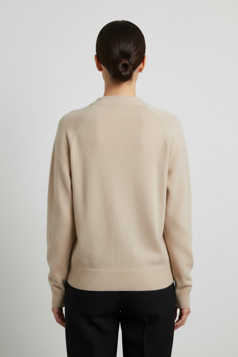 ESPRIT Damen Strickjacke Beige Größe L