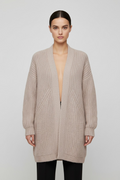 ESPRIT Damen Strickjacke Beige Größe M