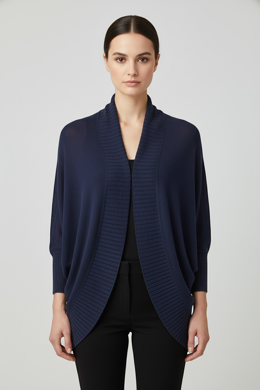 ESPRIT Damen Strickjacke Blau Größe L