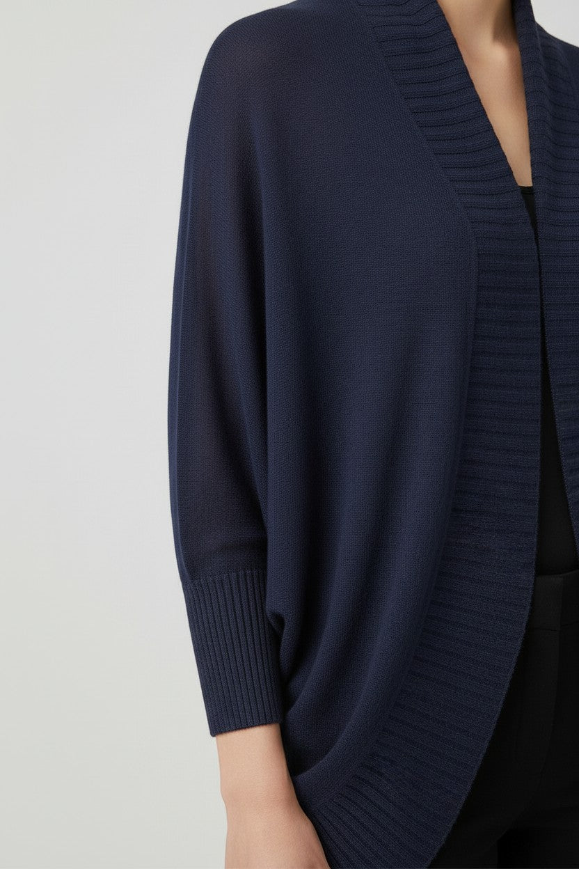 ESPRIT Damen Strickjacke Blau Größe L