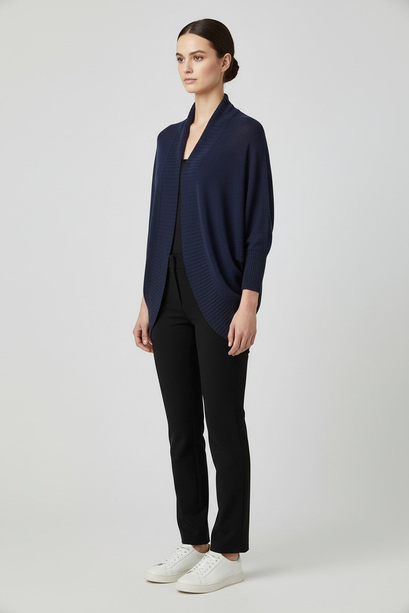 ESPRIT Damen Strickjacke Blau Größe L