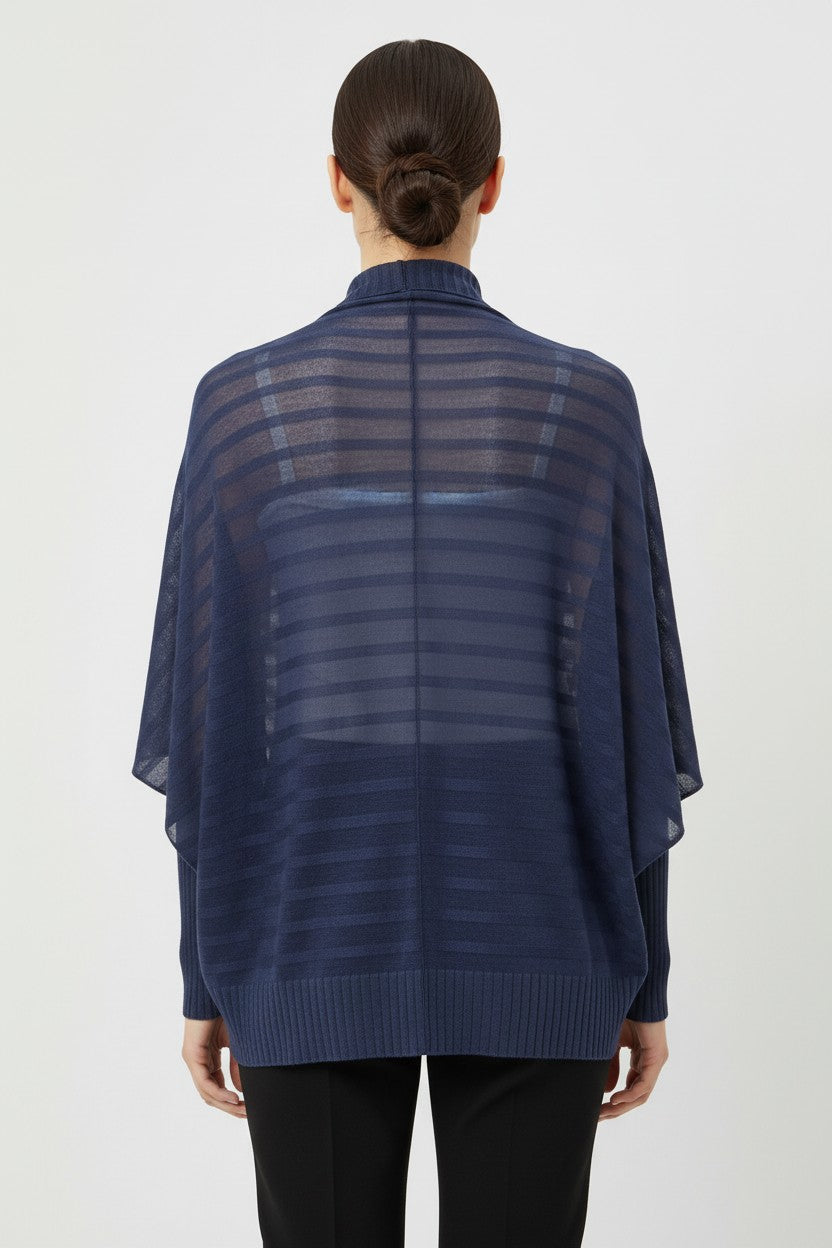 ESPRIT Damen Strickjacke Blau Größe L