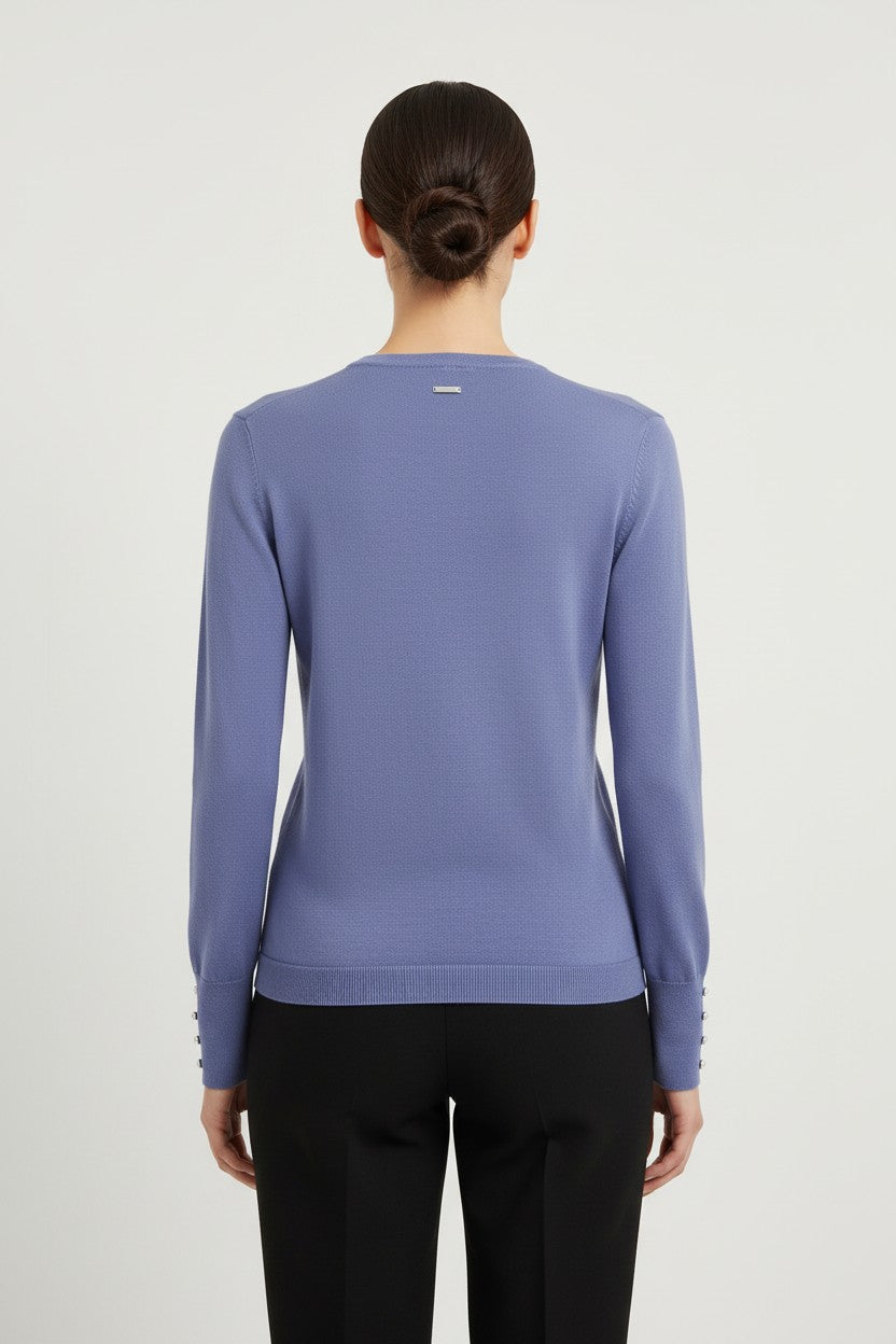 ESPRIT Damen Strickjacke Blau Größe M