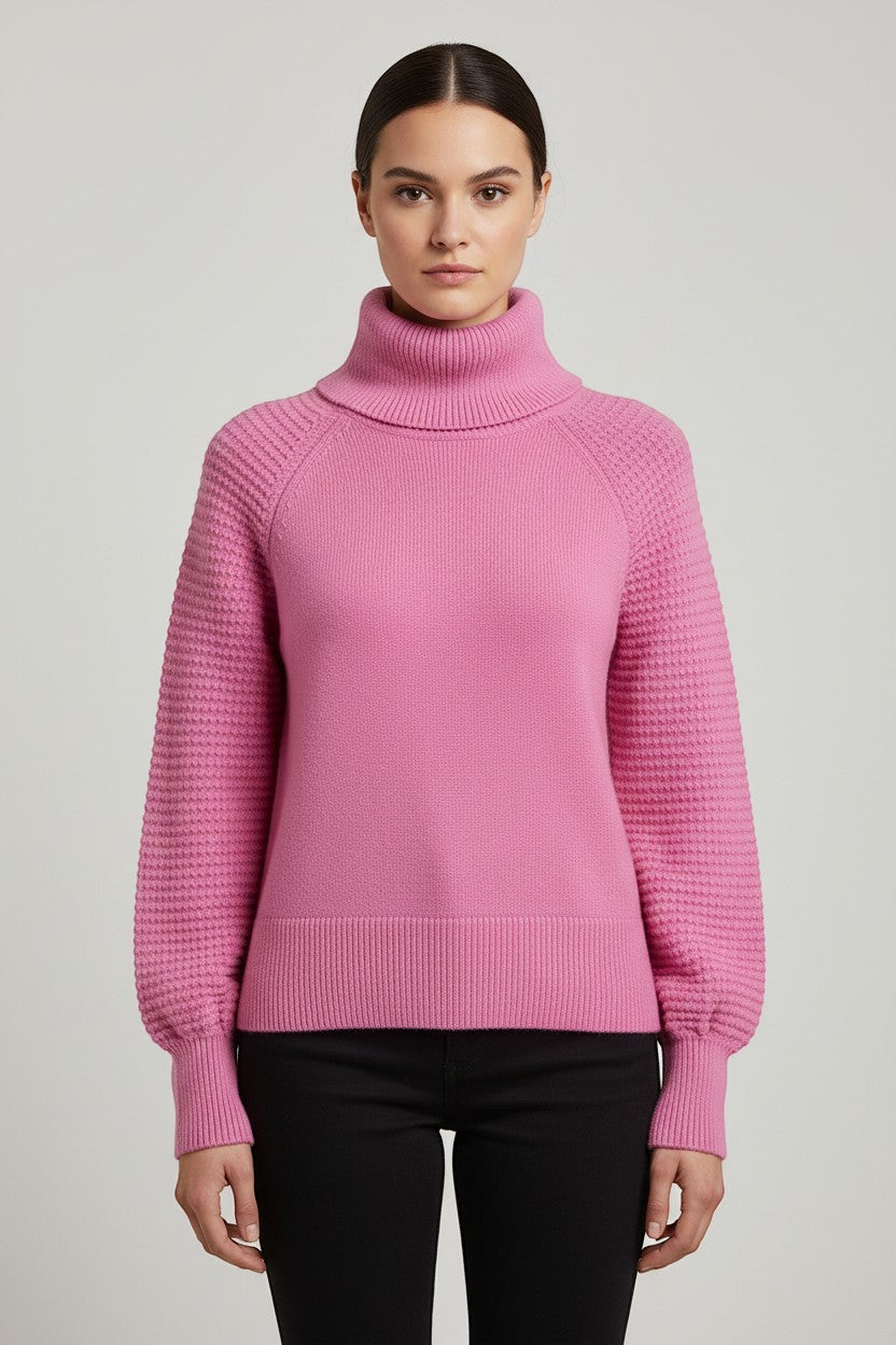 ESPRIT Damen Strickpullover Pink Größe M