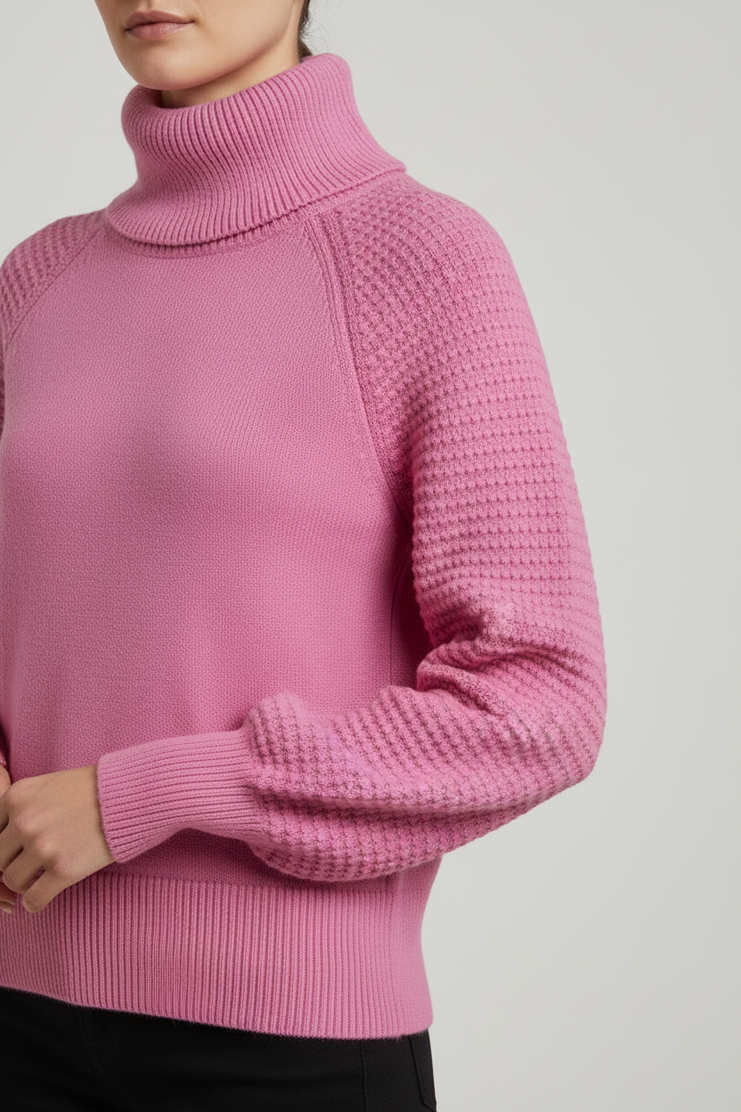 ESPRIT Damen Strickpullover Pink Größe M