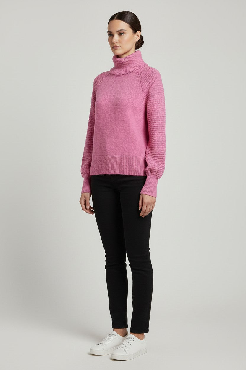ESPRIT Damen Strickpullover Pink Größe M