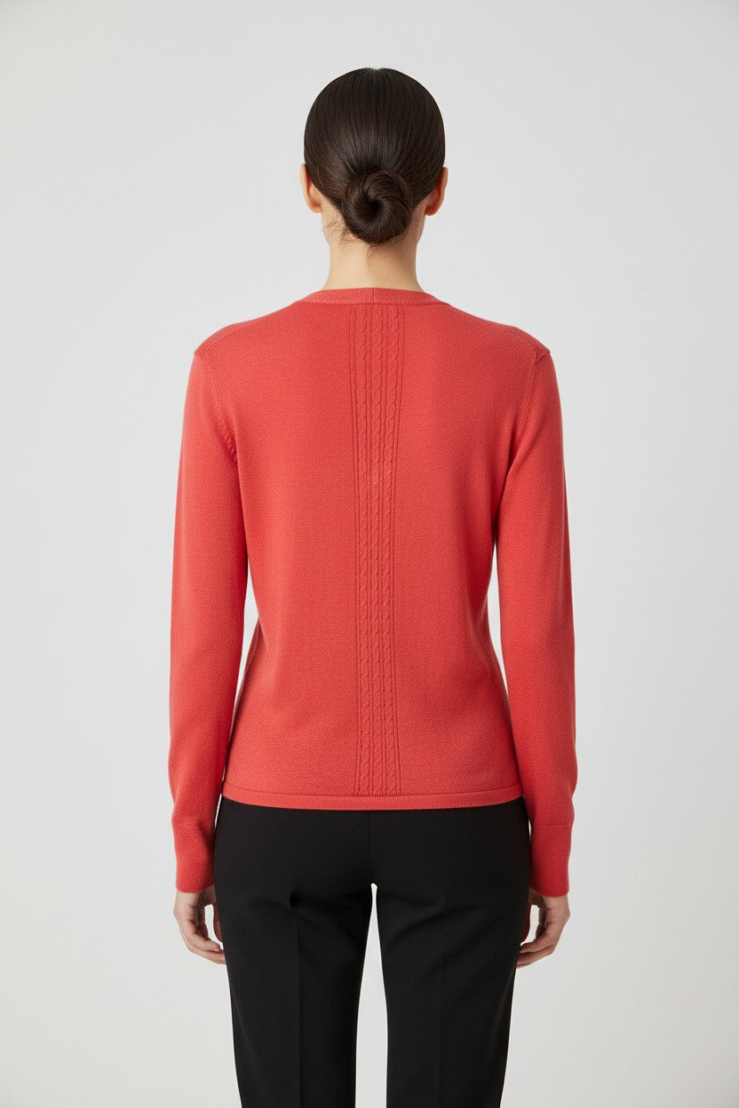 ESPRIT Damen Wickeljacke Rot Größe S