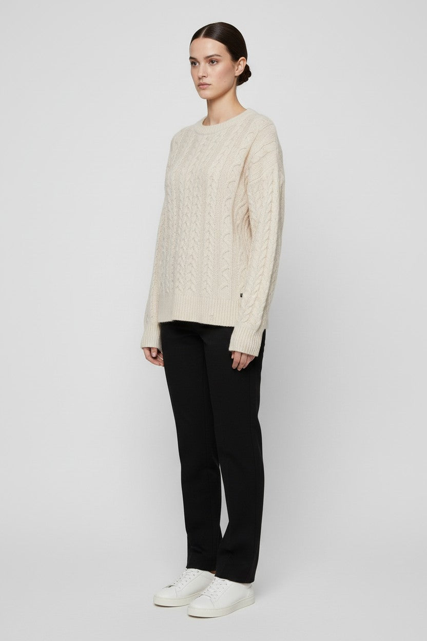 Replay Damen Strickpullover Beige Größe M