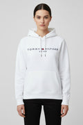 Tommy Hilfiger Damen Kapuzenpullover Weiß Größe M