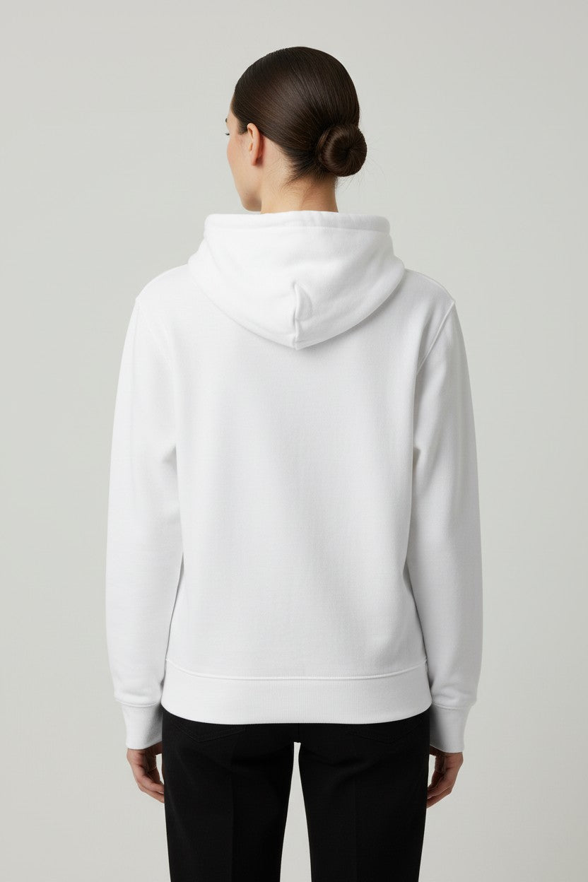 Tommy Hilfiger Damen Kapuzenpullover Weiß Größe M