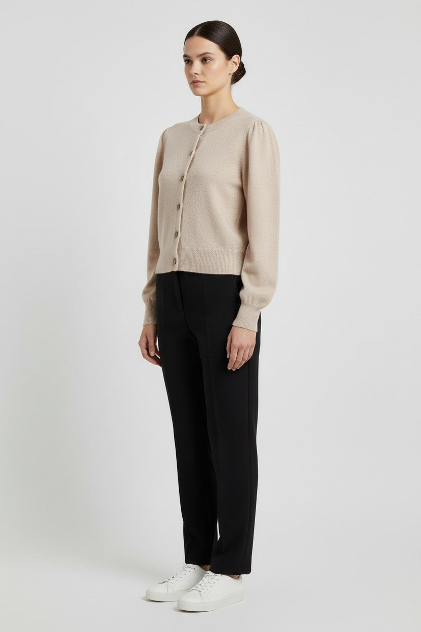 ESPRIT Damen Strickjacke Beige Größe M