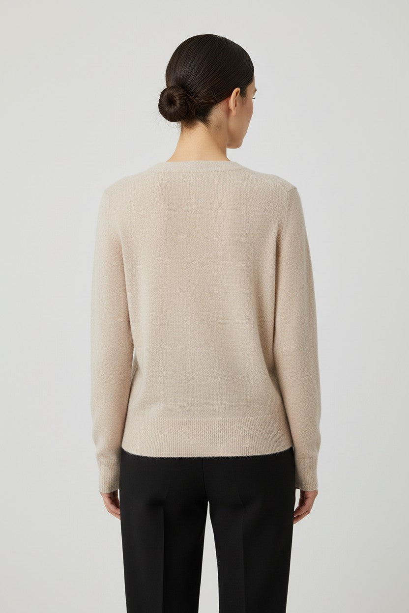 ESPRIT Damen Strickjacke Beige Größe M