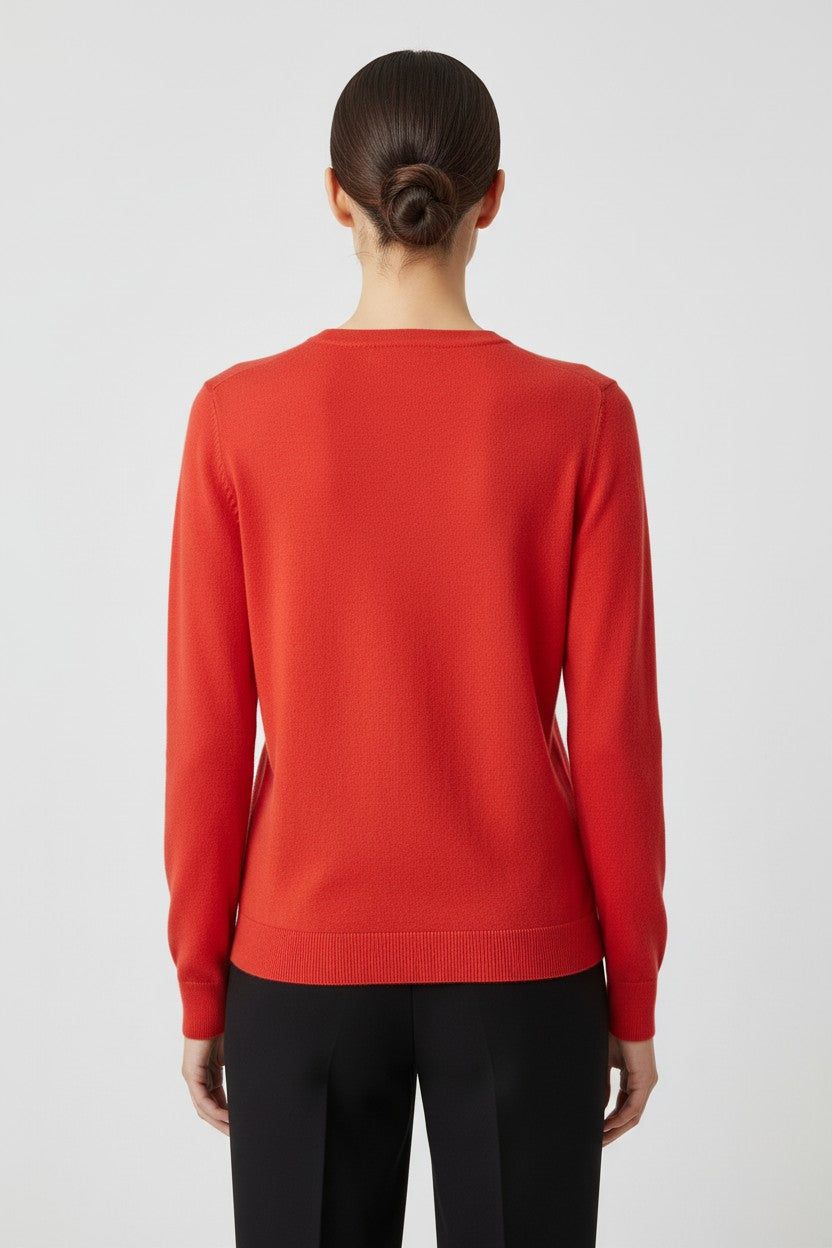 ESPRIT Damen Strickjacke Rot Größe M