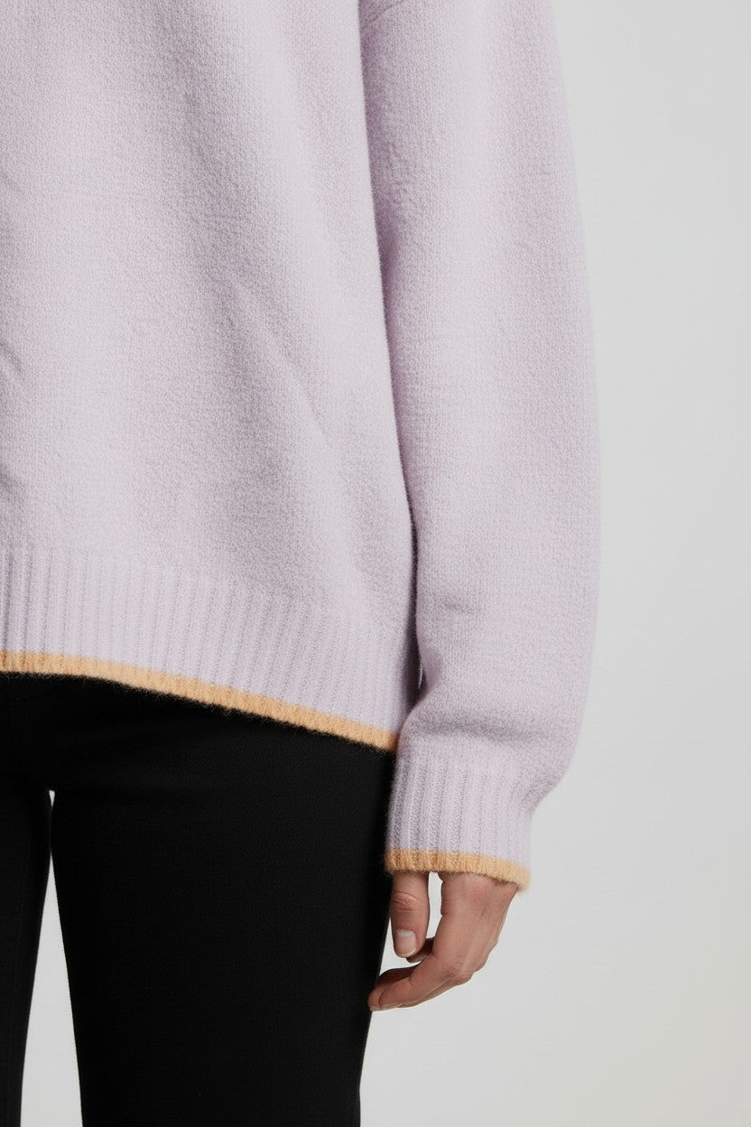 ESPRIT Damen Strickpullover Gelb Grün Lila Größe L