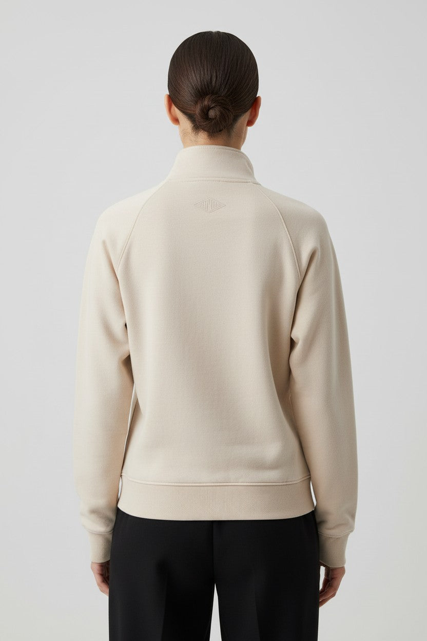 ESPRIT Damen Sweatshirt Beige Größe M