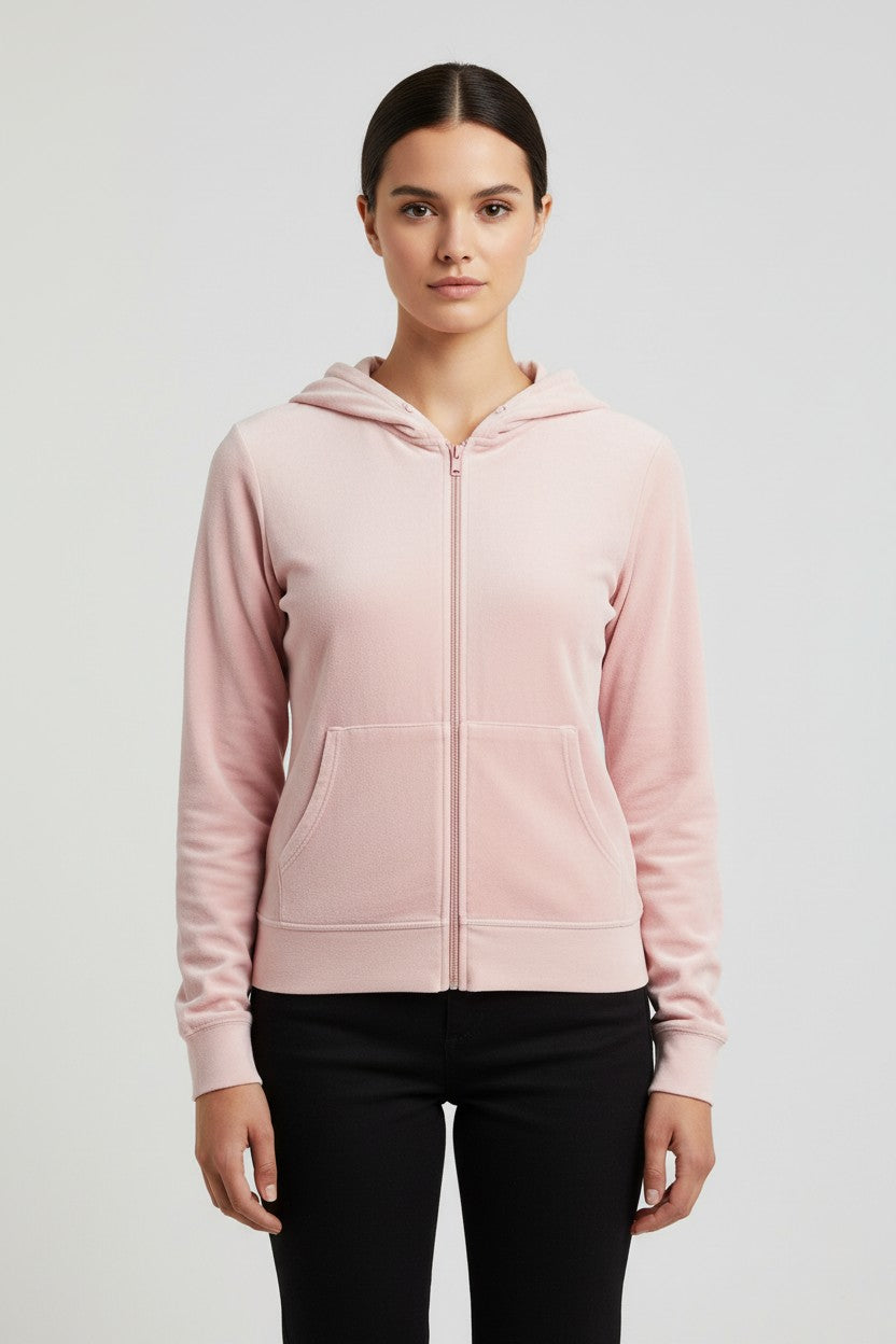 Juicy Couture Damen Kapuzenpullover Pink Größe L