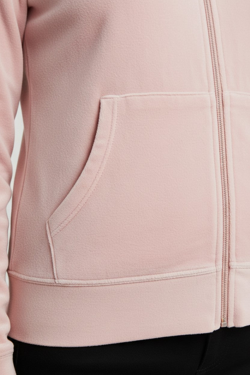 Juicy Couture Damen Kapuzenpullover Pink Größe L