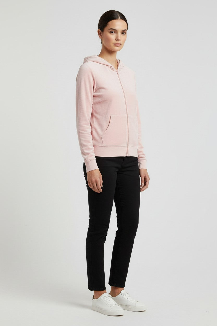 Juicy Couture Damen Kapuzenpullover Pink Größe L