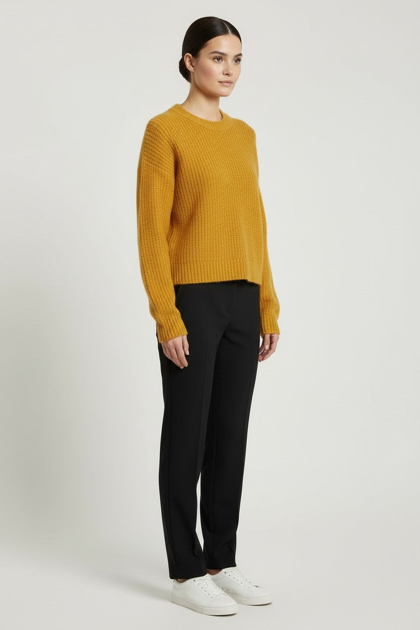 Replay Damen Strickpullover Gelb Größe M/L