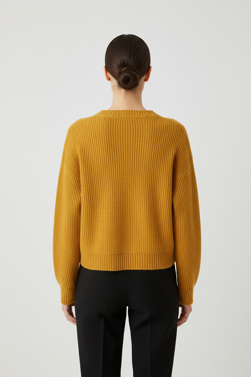 Replay Damen Strickpullover Gelb Größe M/L