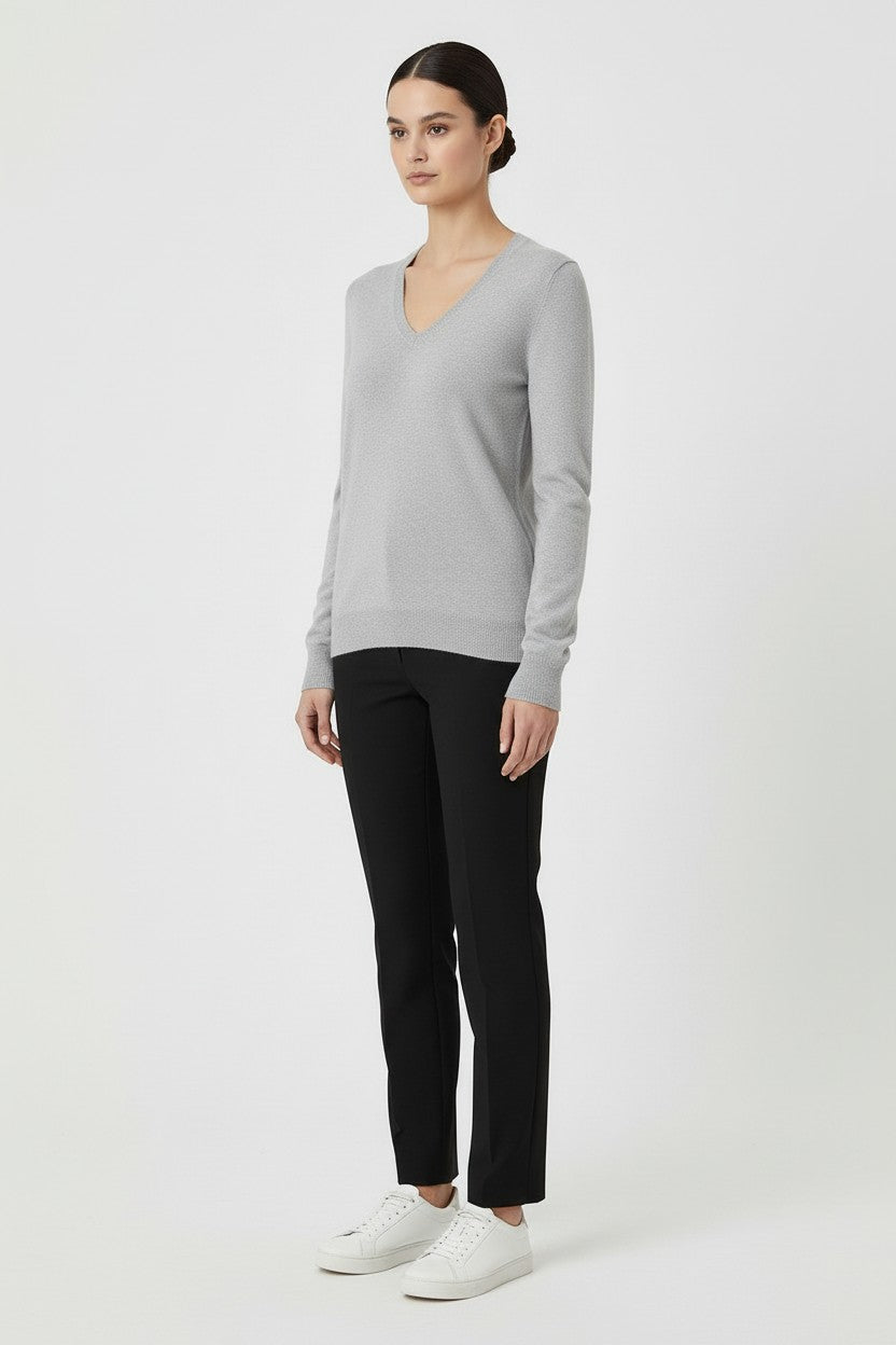 United Colors of Benetton Damen Pullover Grau Größe S
