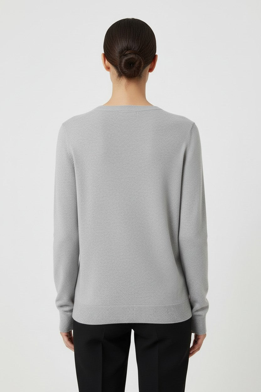 United Colors of Benetton Damen Pullover Grau Größe S
