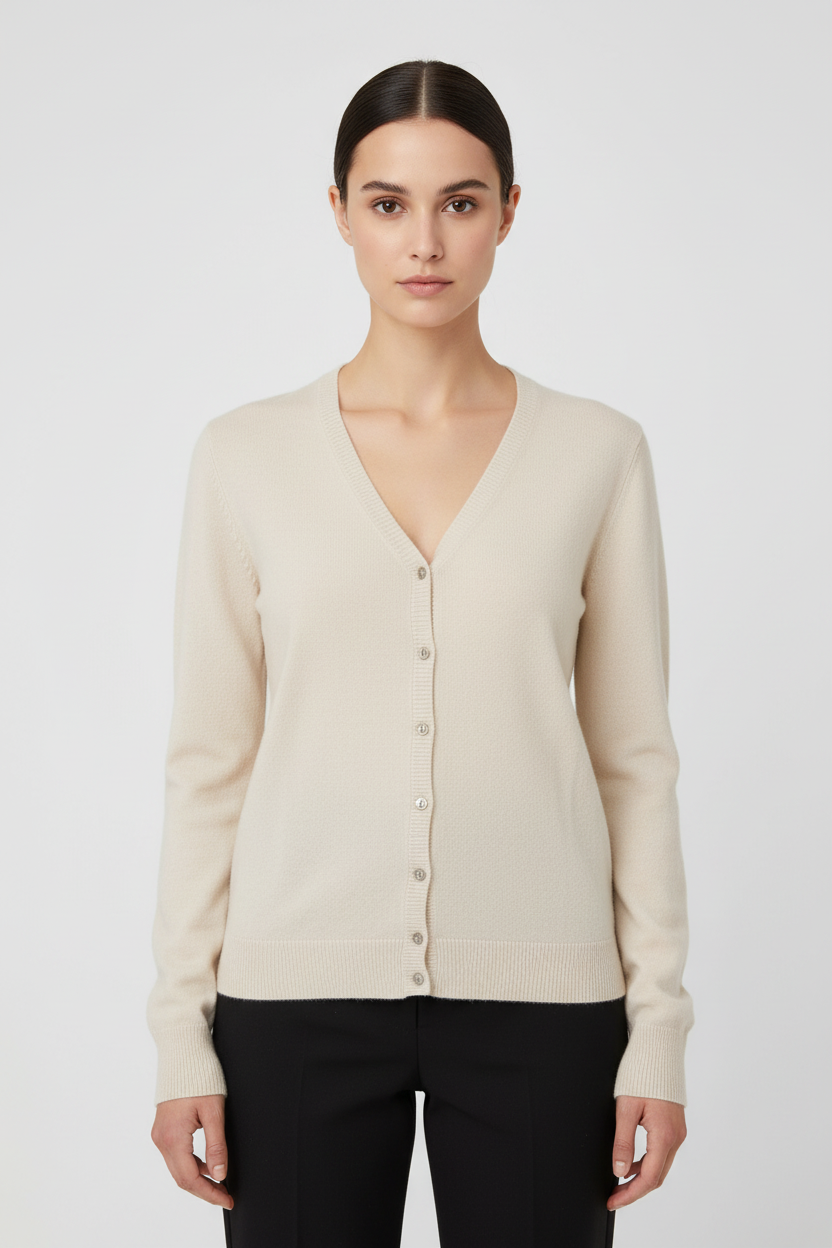 United Colors of Benetton Damen Strickjacke Beige Größe M