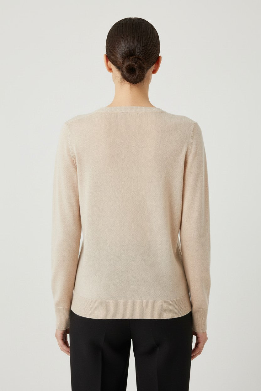 United Colors of Benetton Damen Strickjacke Beige Größe M