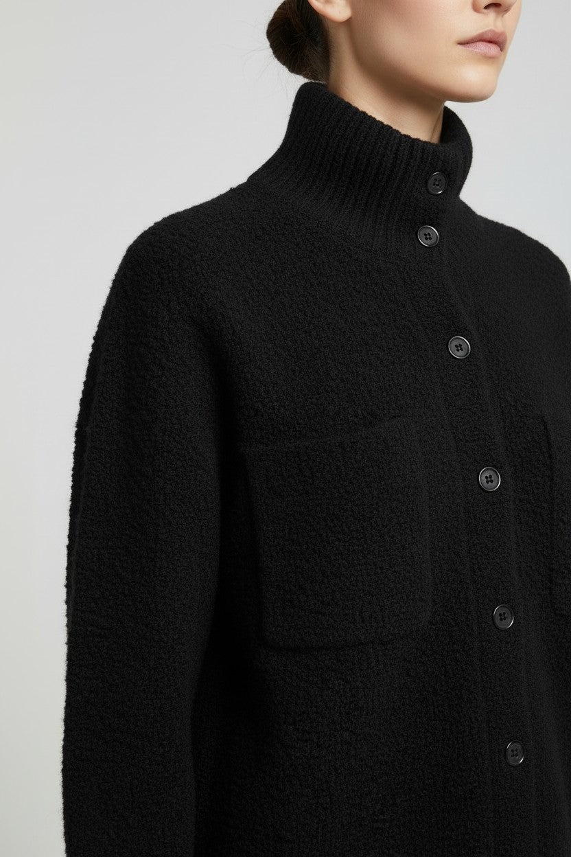 United Colors of Benetton Damen Strickjacke Schwarz Größe L