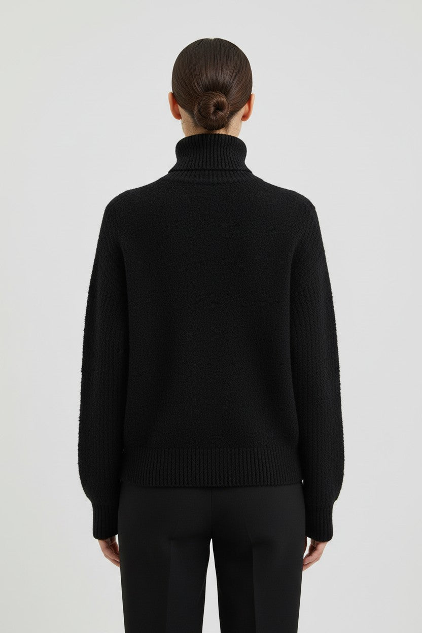 United Colors of Benetton Damen Strickjacke Schwarz Größe L
