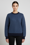 United Colors of Benetton Damen Strickpullover Blau Größe M