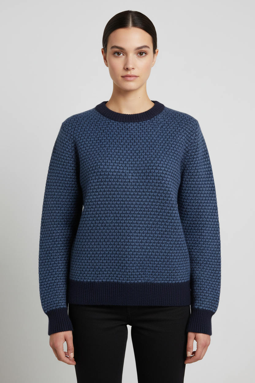 United Colors of Benetton Damen Strickpullover Blau Größe M