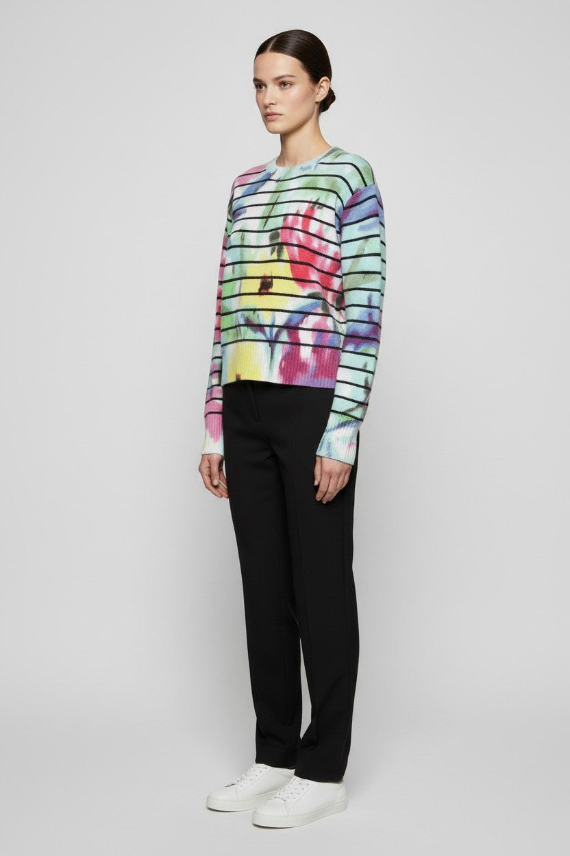 Desigual Damen Strickpullover Mehrfarbig Größe L